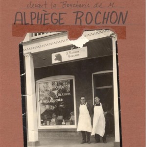 Alphège et René Rochon_Boucherie Rochon