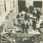 Men loading silver ore onto wagons_ca.1900