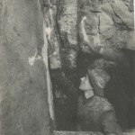 Underground Miner working in stope, Nipissing Mine, ca.1907
